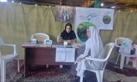 برپایی میز خدمت به مناسبت هفته سلامت در مصلای شهرستان اشتهارد