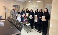 تقدیر از همکاران ماما در مرکز بهداشت شهرستان اشتهارد به مناسبت روز جهانی ماما