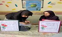 برپایی میز خدمت در آموزشگاه پروین اعتصامی شهرستان اشتهارد به مناسبت هفته سلامت